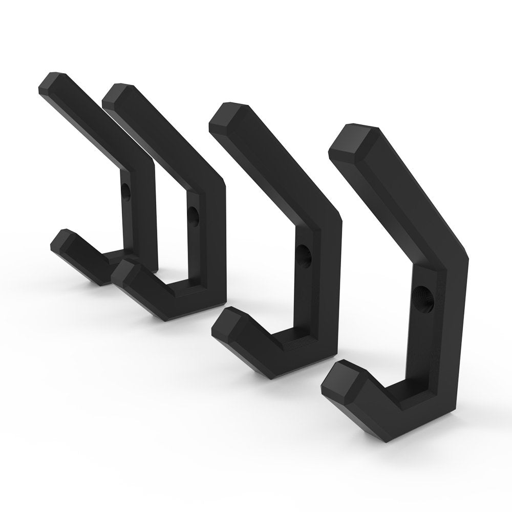Wall hooks for acoustic slat wall panels