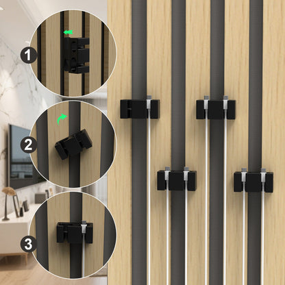 Acoustic Slat Wall Cable Organizer