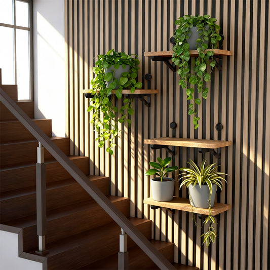 Acoustic Slat Wall Display Shelf