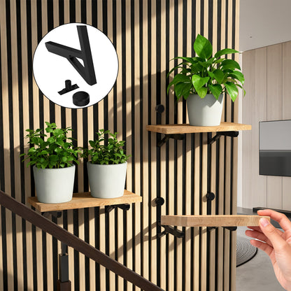 Acoustic Slat Wall Display Shelf