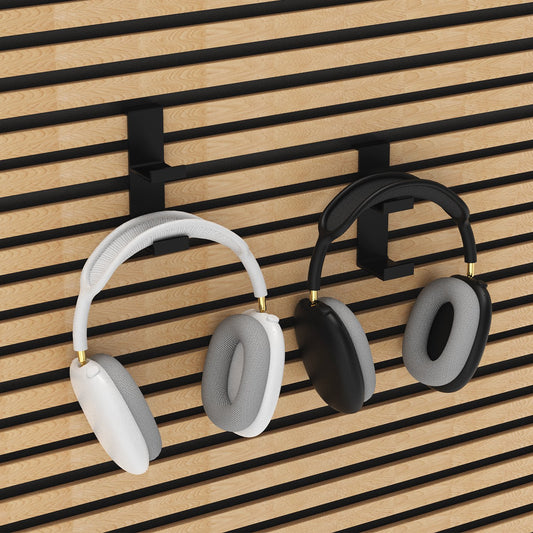 Headphone Stand for Acoustic Slat Wall Panels