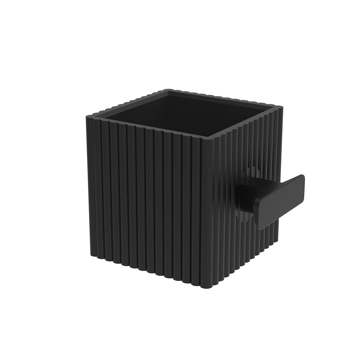 No-Drill Acoustic Slat Wall Planter – Detachable Flower Pot Holder